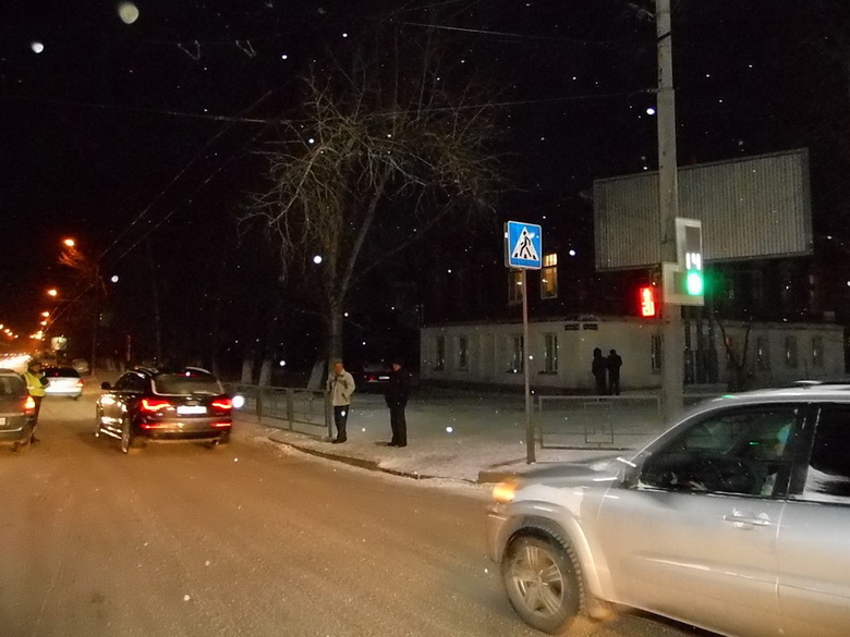 Женщину сбили на пешеходном переходе на Пушкина