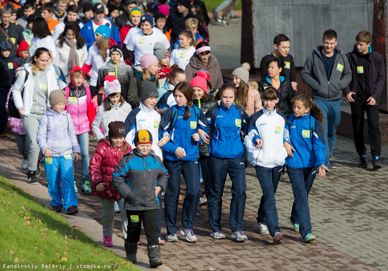 Томск впервые принял всероссийскую эстафету Дня ходьбы (фото)
