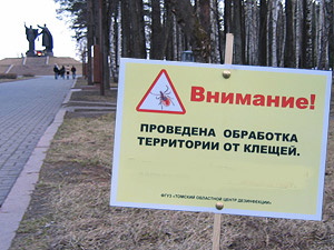 Началась противоклещевая обработка городских территорий