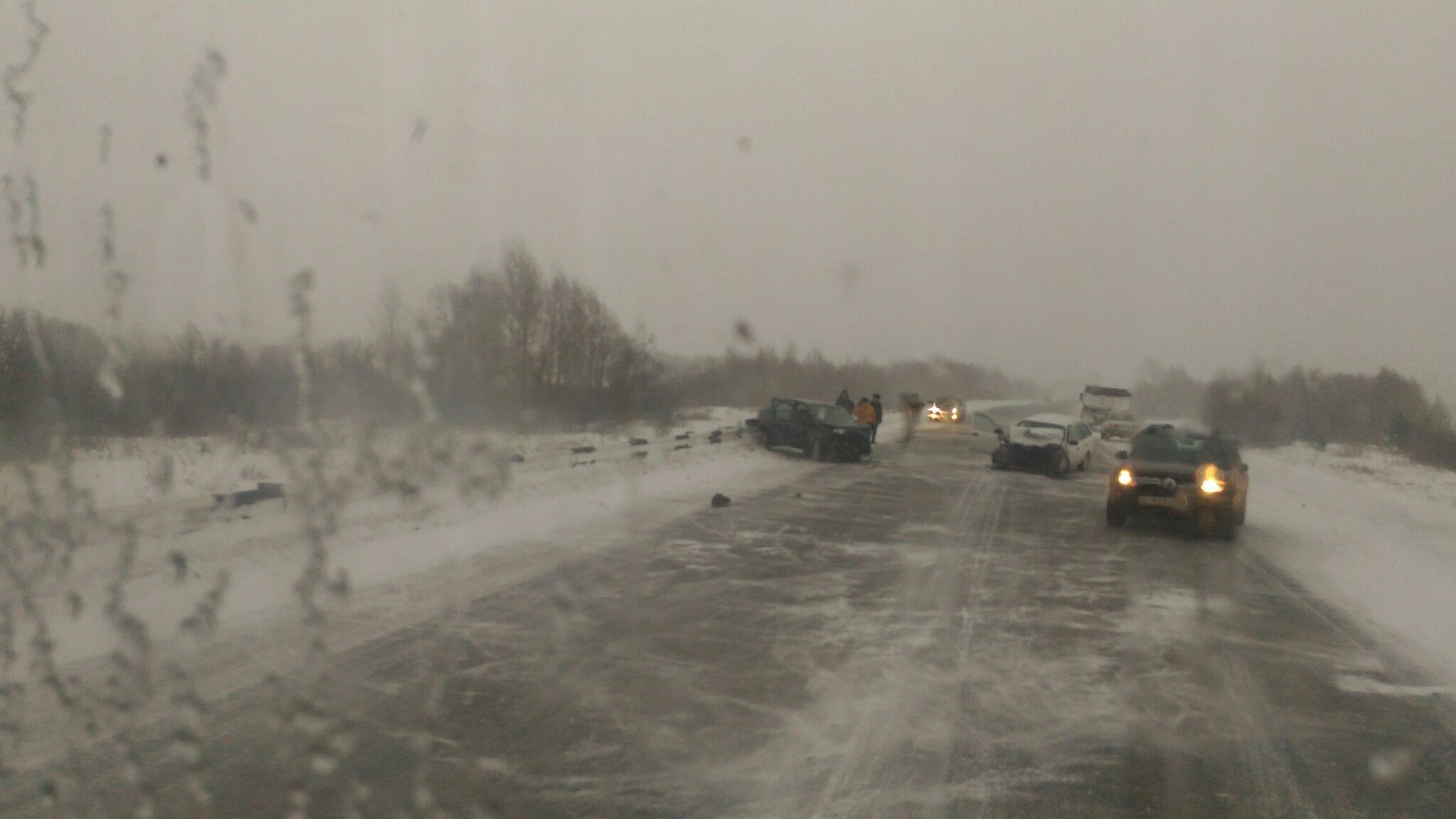 Пассажир Renault Logan погиб в ДТП на трассе Томск — Колпашево | 26.11.2016  | Томск - БезФормата