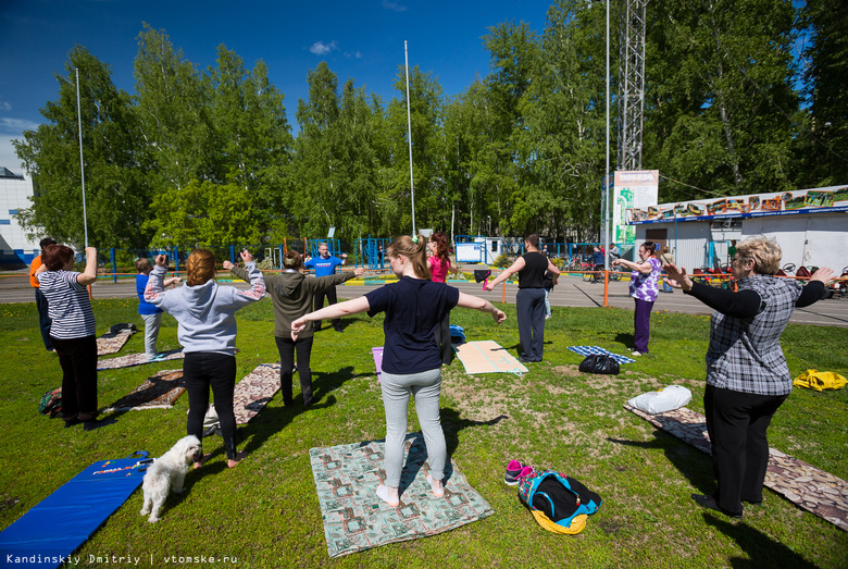 Томичей ждут бесплатные тренировки и лекции о ЗОЖ на Fitness open air