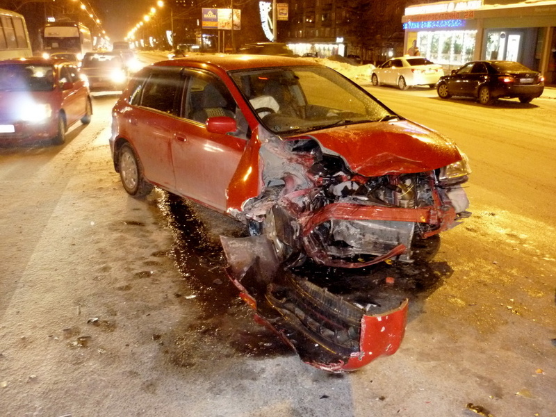 В городе произошло ДТП с участием пяти машин