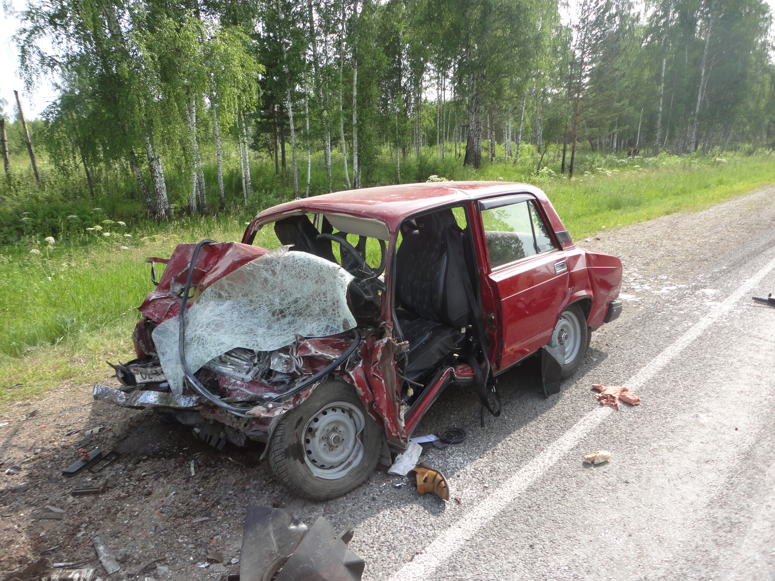 Два человека погибли в аварии на трассе Томск — Колпашево
