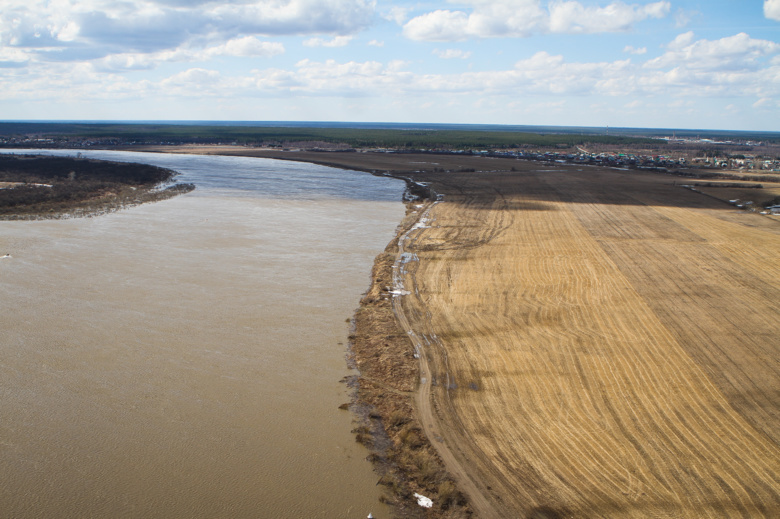 Вода в Томи и Оби продолжает прибывать