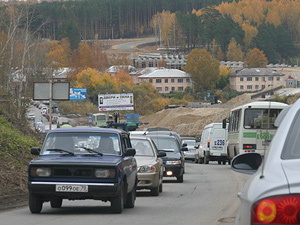 В аварии пострадали шесть автомобилей