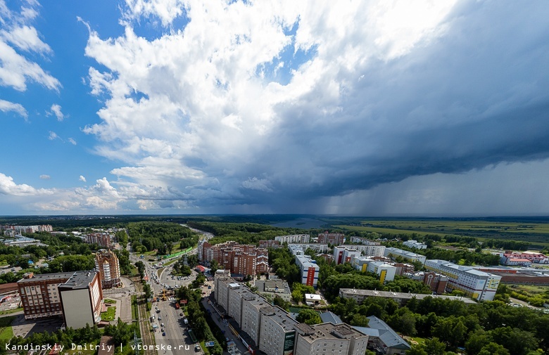 Штормовое предупреждение объявлено по Томской области на 30 июня