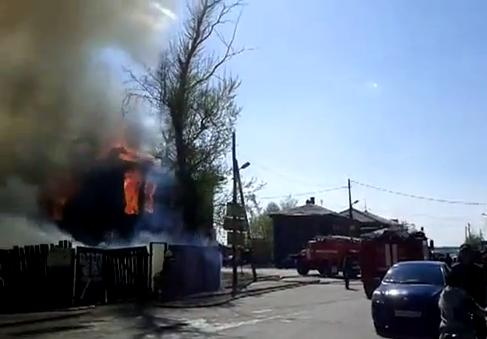 Пожар в доме на улице Войкова, 11