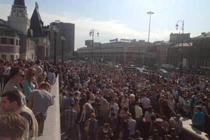 Из-за пожара в московском метро пострадало больше полсотни человек (видео)