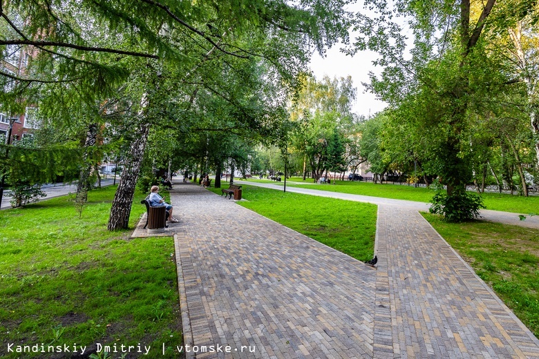 Власти рассказали, как продвигается благоустройство парков и скверов в Томске