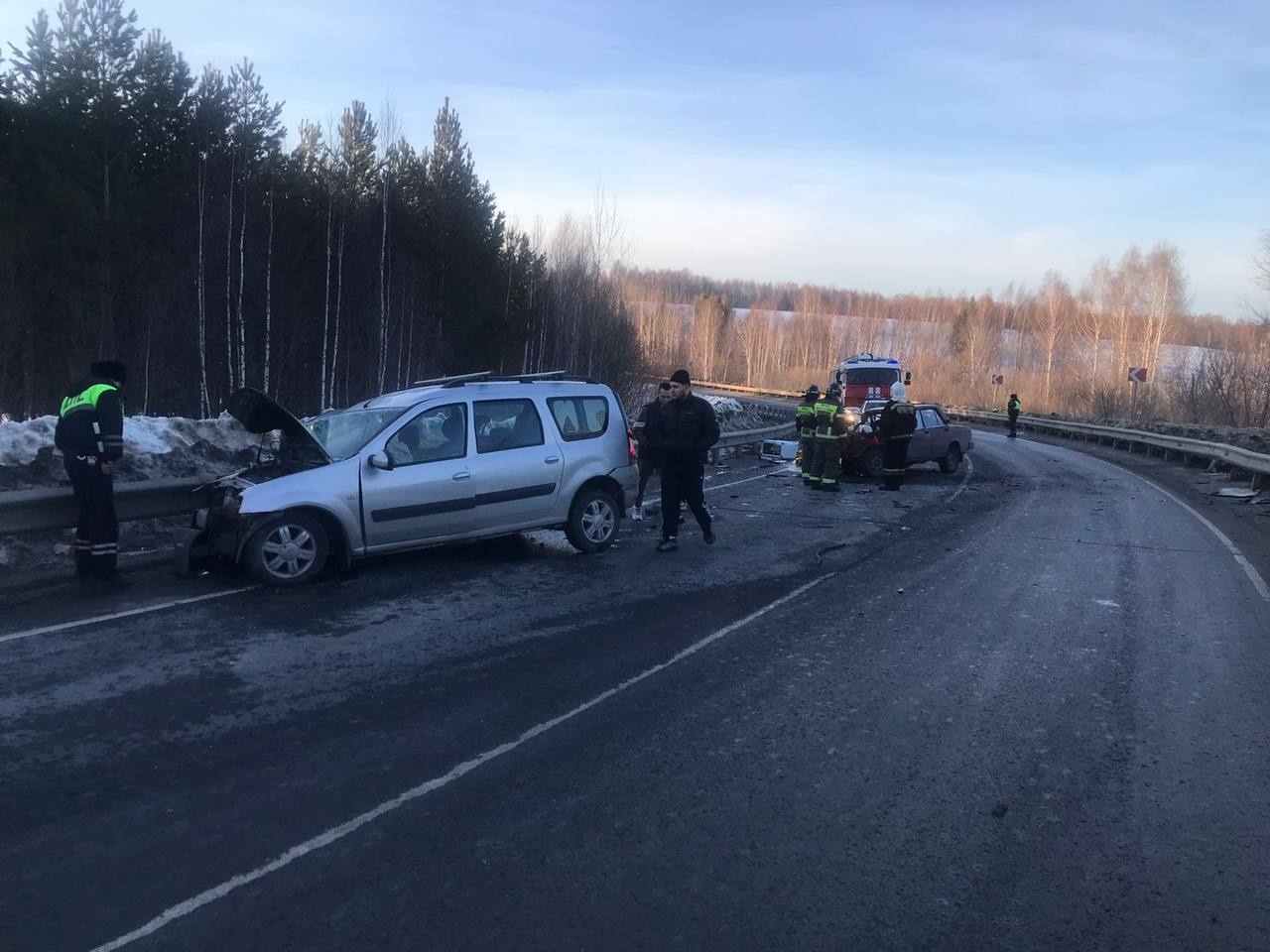 Лобовое ДТП с двумя легковушками произошло на трассе Томск — Самусь. Есть  погибший | 24.03.2024 | Томск - БезФормата