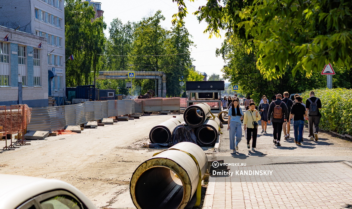 Перекресток Усова — Вершинина в Томске закроют для проезда на месяц из-за работ на сетях