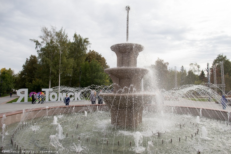 Фонтаны не будут отключать в День ВДВ в Томске