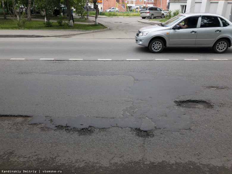 Власти Томска надеются привлечь на ремонт дорог в 2018г свыше 800 млн руб