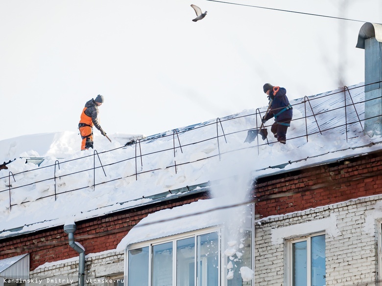 Директора томской УК оштрафовали на 50 тыс руб за падение снега с крыши дома на детей