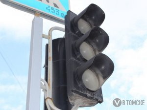 На улице Вокзальной отключен светофор