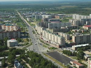 Стрежевой с высоты птичьего полета