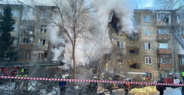 Взрыв газа произошел в жилом доме в Новосибирске