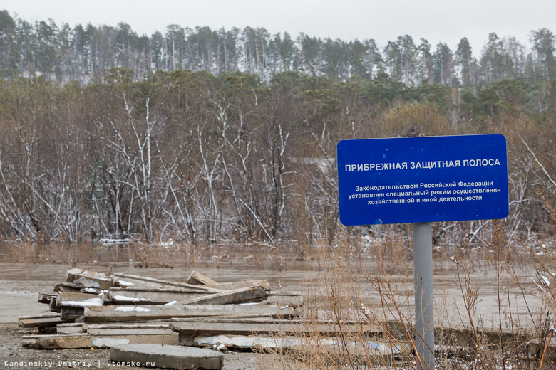 Уровень воды в Томи продолжает падать