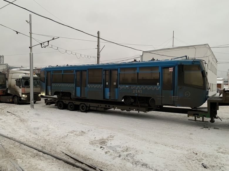 Томское ТТУ получило еще 5 подержанных московских трамваев