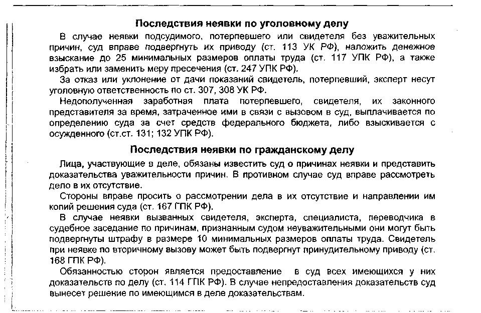 Уважительные причины неявки ответчика