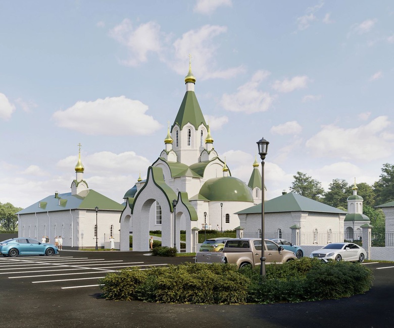Епархия показала эскизы будущего храмового комплекса на левобережье Томска
