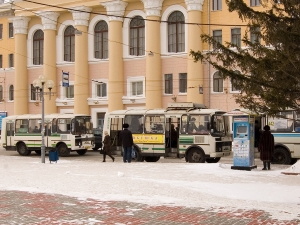 Утренняя пробка парализовала движение в центре Томска на час