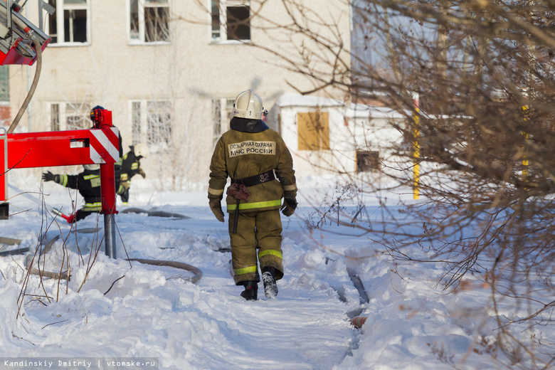 В бывшем училище связи в Томске вновь произошел пожар