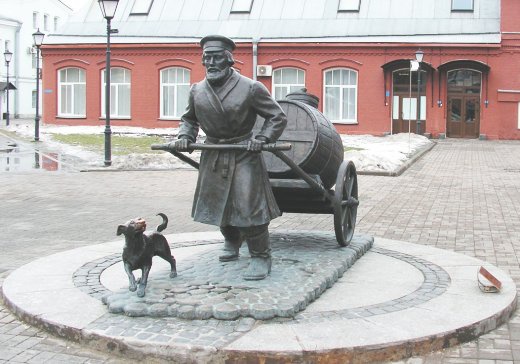 Памятник крестьянину-водовозу в Санкт-Петербурге