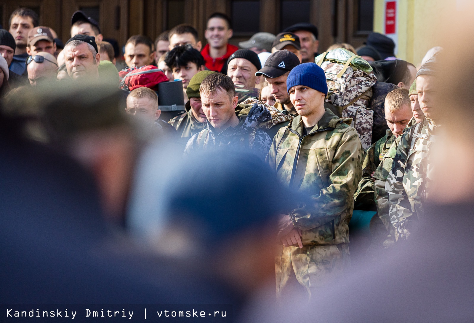 Очередную группу мобилизованных жителей Томской области проводили на службу  - vtomske.ru