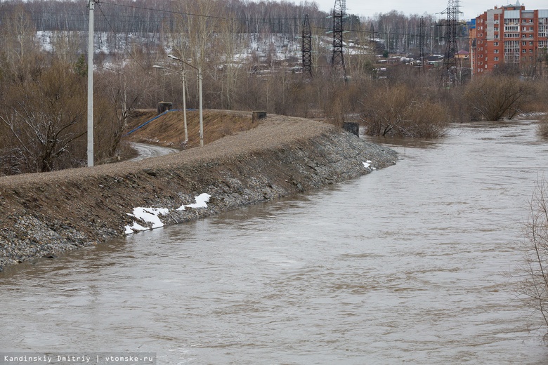 Уровень воды в Ушайке на Степановке в Томске за сутки вырос на 70 см