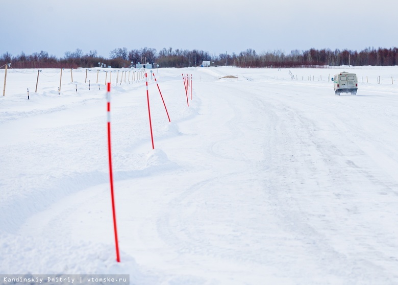Ледовые переправы начали закрывать в Томской области