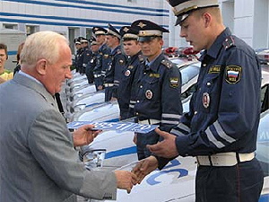 Новый транспорт для милиционеров