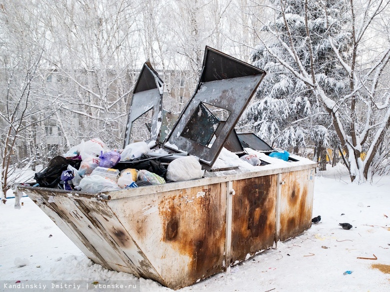 «Спецавтохозяйство» обещает вывезти из Томска накопившийся мусор до вечера среды
