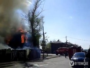 Пожар в доме на улице Войкова, 11