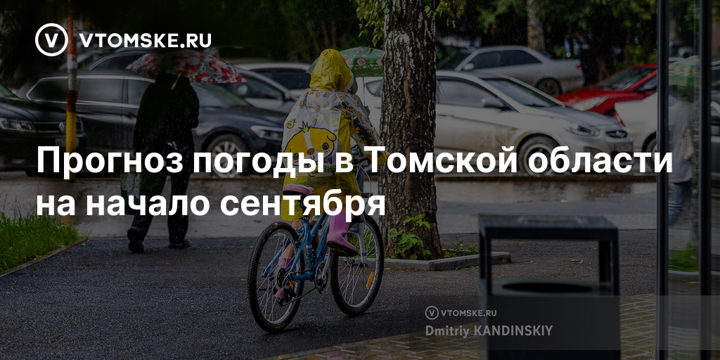 Прогноз погоды в Томской области на начало сентября - vtomske.ru