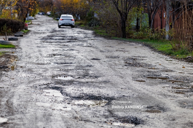 В Томске 11 участков второстепенных дорог будут ремонтировать в 2024г: список