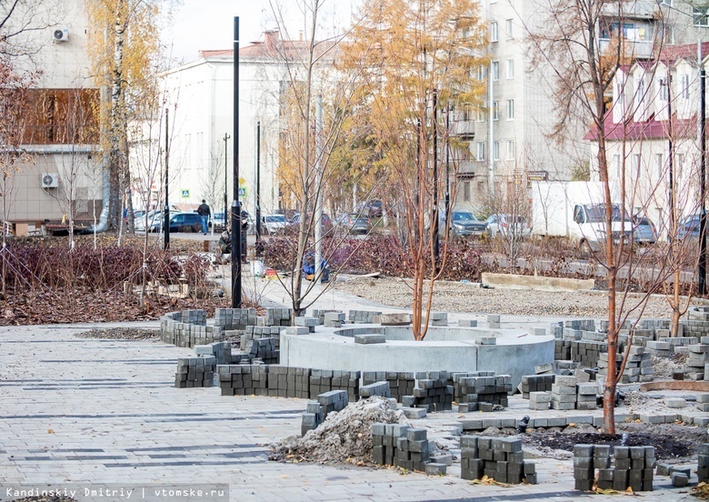Заммэра: подрядчики затягивают благоустройство 6 парков и скверов Томска