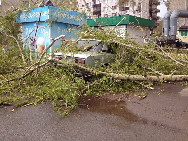 Томичи заявили о семи поврежденных автомобилях