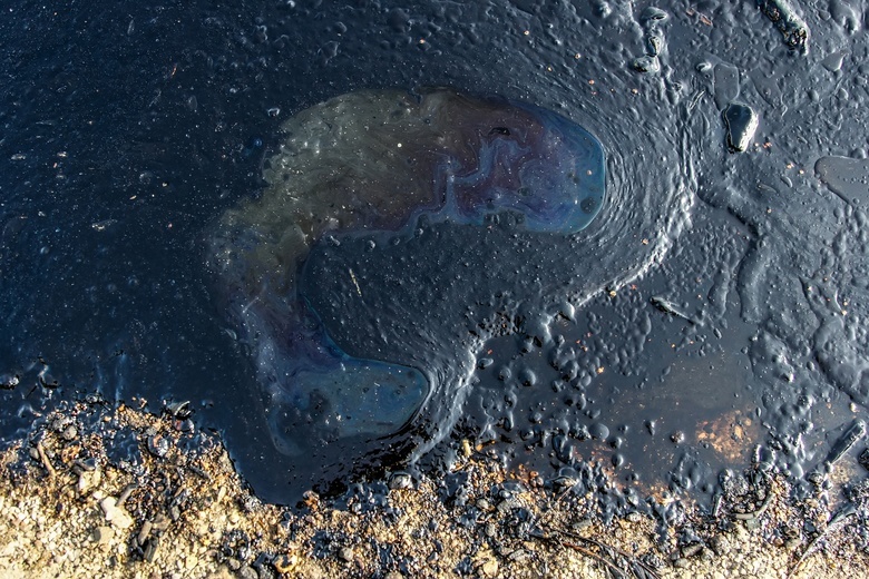 Разлив нефти обнаружили в селе Вороновка Шегарского района