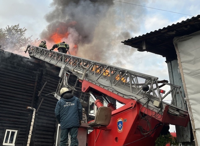 Пожар в доме на улице Войкова, 22