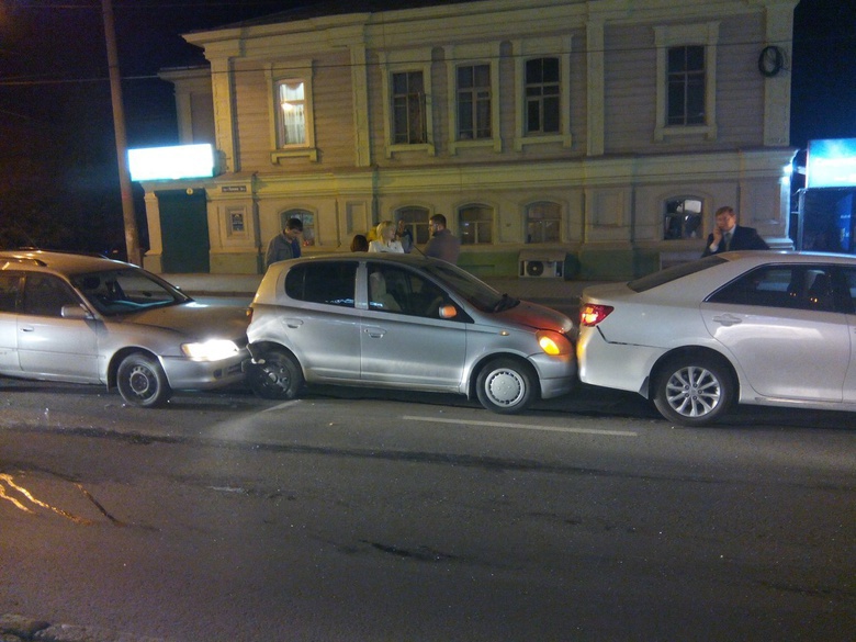 На Ленина столкнулись пять попутных автомобилей (фото)