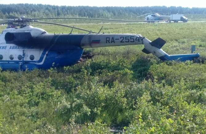 Авиаперевозчик: жестко севший на томском севере Ми-8 был исправен