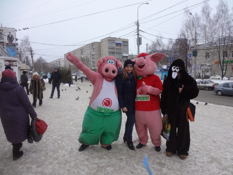 Десант бобра вышел на улицы города (фото)