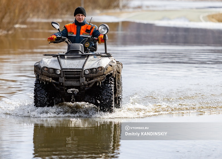 Испытание водой: режим ЧС ввели в двух поселениях Томского района из-за паводка
