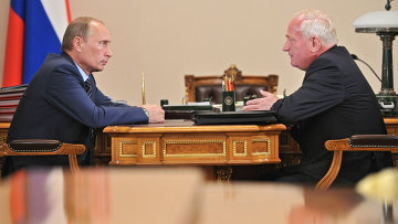 Владимир Путин и Виктор Кресс