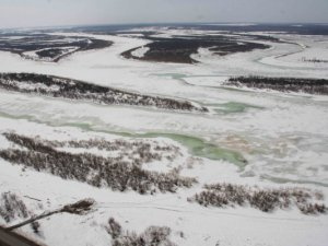 Голова ледохода миновала село Ярское