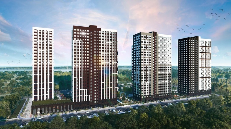 В Томске начали строить 26-этажный жилой комплекс