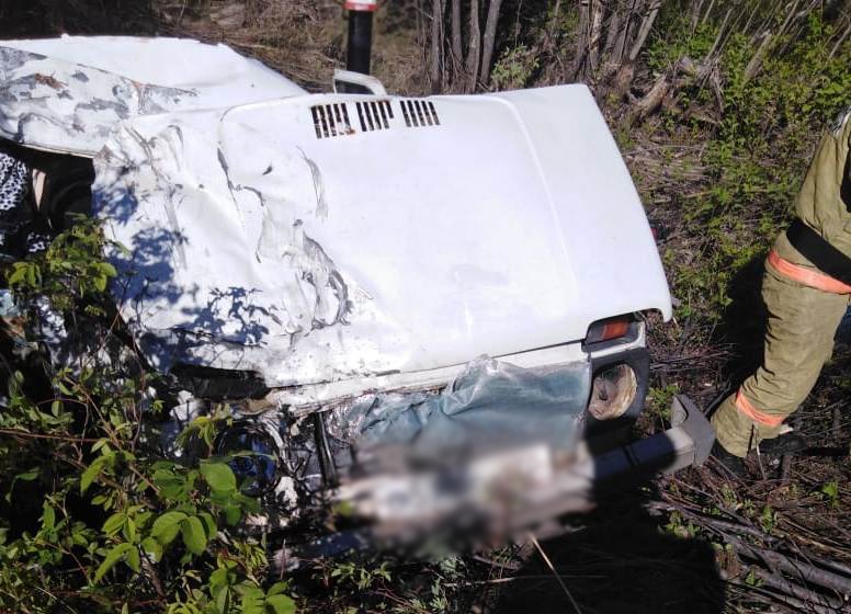 Пассажир «Нивы» погибла при лобовом ДТП с КамАЗом в Стрежевом