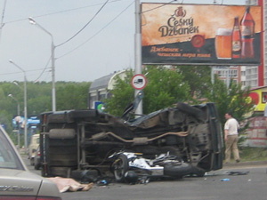 Мотоциклист погиб в аварии