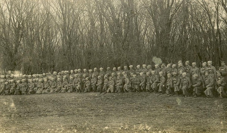 Георгиевские кавалеры 39-го пехотного Томского полка. 1916 год